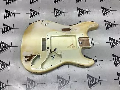 1984 Fender USA American Stratocaster Electric Guitar Body Cream Relic • $400