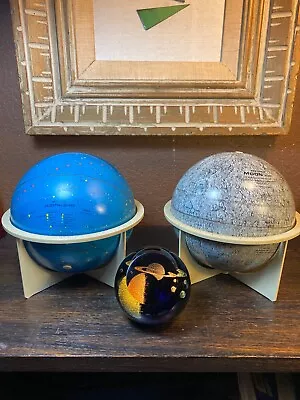 Vintage Desktop Replogle Moon And Celestial Globe's  • $150