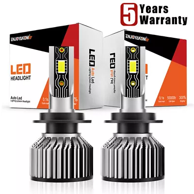 2X H7 LED Headlight Kit Bulbs High Low Beam Super White For Mazda 6 2009-2010 • $17.99