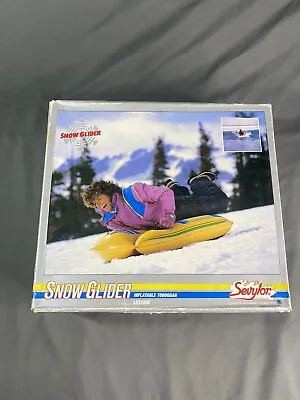 Vintage Sevylor Snow Glider Inflatable Sled Toboggan Snow Toy NEW • $24.50