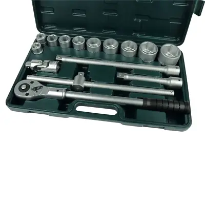 Brüder Mannesmann 15 Piece Socket And Ratchet Spanner Set 3/4  2065 • £200.08