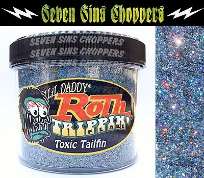 Roth Flake Trippin Toxic Tail Fin Chopper Hotrod Metalflake Sparkle Paint Gun • $16.95