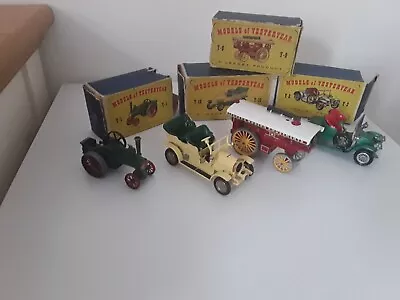 Matchbox Lesney Models Of Yesteryear.  Four Models With Original Boxes.  • £16