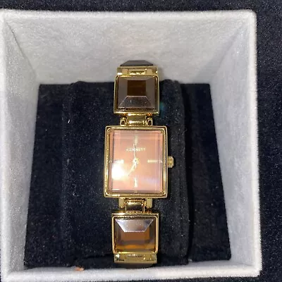 Ladies Hamnett Watch ( Amber Glass Set) • £14