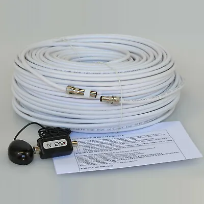 £10.99 • Buy 10M White Cable For Sky+ HD TV Link Magic Eye Kit, Everything You Need