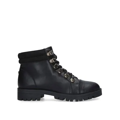Flash Sale!! BNIB Carvela Kurt Geiger Black Samble Boots Shoes Size 4/37 RRP£119 • £44.99