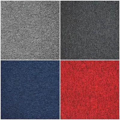 £79.99 • Buy HEAVY DUTY Top Quality Tile Commercial/Domestic Loop Pile Carpet Tiles
