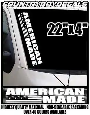 AMERICAN MADE 22  Vinyl Decal Sticker Diesel Truck Car Military 2024 Country Mud • $11.99