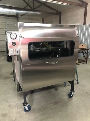 $9999 • Buy Semo Smokers 48”x48” Insulated Rotisserie LOOK AND COOK W/ This New Glass Door