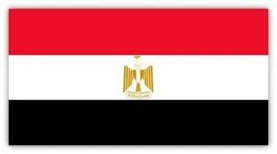 Egypt Flag Patriotic Sticker Decal Hard Helmet For Laptop Wall Car • £2.33