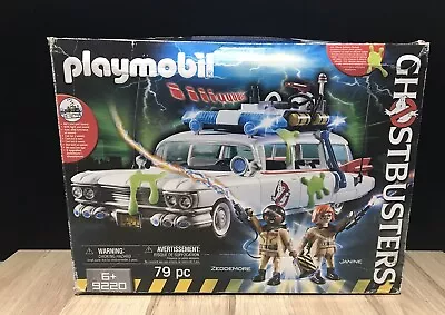 Playmobil 9220 GHOSTBUSTERS ECTO-1 With Box & Extra Acces/Figs Lot (See Photos) • £9.99
