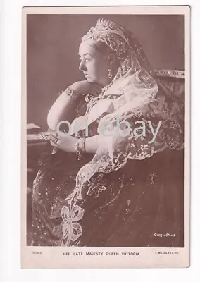 RPPC Postcard Royalty Her Late Majesty Queen Victoria   By Beagles • £4.50