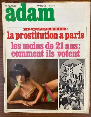 Adam Magazine . French. Mar 67. Geraldine Chaplin. Bob Kennedy Fashion. Peanuts. • £36