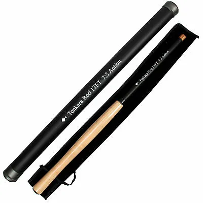 13FT/3.9M Tenkara Fly Rod Telescopic Fishing Pole Carbon Fiber Fly Fishing Rod • $48.50