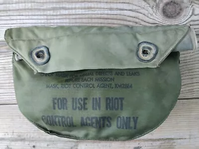 Original Vietnam Experiment Grasshopper Xm28e4 Gas Mask Respirator Bag Pouch • $15.99