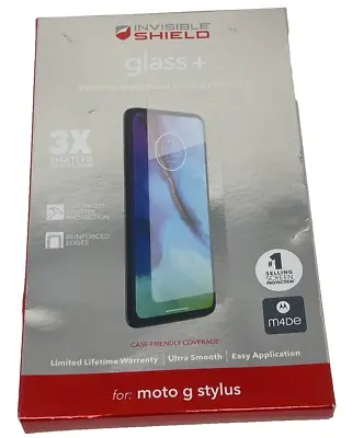 Zagg Invisible Shield Glass For Moto G Stylus Screen Protector Extreme Impact • $8.47