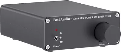 Fosi Audio V1.0B 2 Channel Stereo Audio Amplifier Receiver Mini Hi-Fi Class D • £35