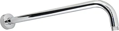 MODONA 15 In. Long Rain Shower Arm With Flange In Polished Chrome • $19.01