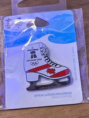 Vancouver  2010 Canada Figure Skate Olympic Pin • $9