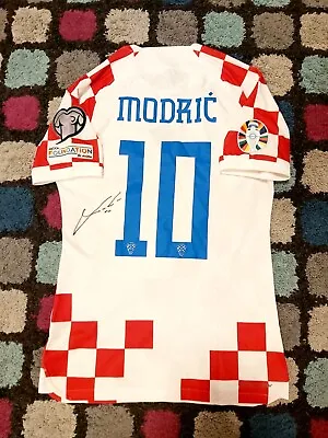 Modric Croatia Match Worn Shirt • $2000