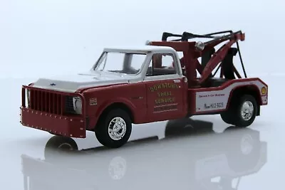 1972 Chevy C-30 Shell Garage Wrecker Tow Truck DRW Dually1:64 Diecast Model Red • $13.95