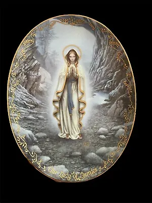 0ur Lady Of Lourdes The Bradford Exchange  Visions Of Our Lady Collector Plate • $30