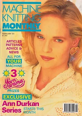 Machine Knitting Monthly Pattern Magazine February 1991 Vintage Ladies Elephant  • £6.49