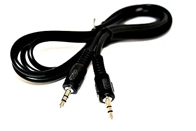 Jack Lead Qty 2 Aux / MP3 3.5mm X 1.2M Cable Leads Stereo Video Audio Car Van • £2.99