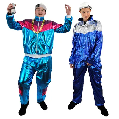 Adults Tracksuit 80s 90s Costume Shell Suit Chav Scouser Stag Do Fancy Dress • £19.99