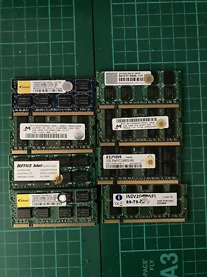 £5.95 • Buy 1x 2GB Various Brands DDR2 6400 800MHz Laptop RAM SODIMM