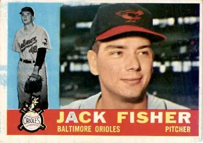 1960 Topps #46 Jack Fisher Baltimore Orioles Rookie Original Vintage • $2.09