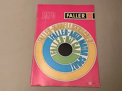 Vintage Faller Catalogue Magazine 870 GB/USA Version 1970 - Very Rare • £17.99