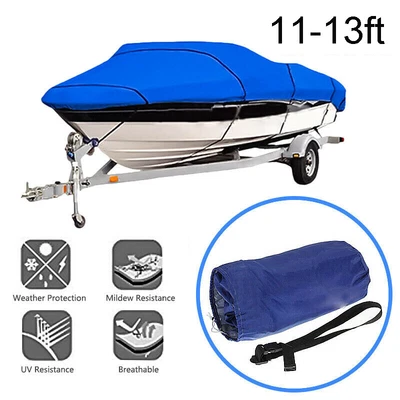 £80.23 • Buy Boat Speedboat Cover Waterproof Anti-UV Speedboat 210D Boat Cover Heavy Duty