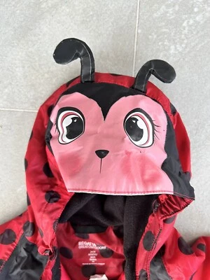 £8 • Buy 2-3 Kids Regatta Waterproof Puddle Suit Black/red