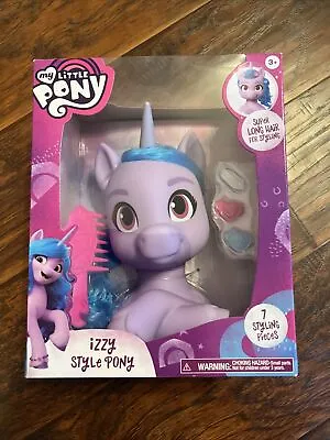 Just Play My Little Pony Izzy Moonbow 7 Piece Styling Head Purple 10  Free S/H!! • $13.99