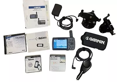 GARMIN GPSMAP 276C Color Marine Chartplotter Build-in GPS Antenna COMPLETE SET! • $350