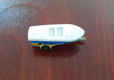 Vintage Tuf-Tots Lone Star Chris-Craft Capri Boat And Trailer Toy Car Add-on • $10