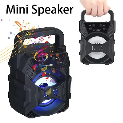 Mini Bluetooth Portable Speaker Wireless Stereo Bass USB TF FM Radio LOUD • $8.99