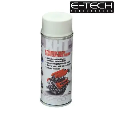 WHITE E-Tech 400ML Extremely High Temperature Paint XHT VHT Exhaust • $16.36