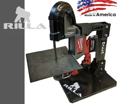 Rilla Portable Bandsaw Stand Table For 18V Milwaukee Battery Portable Band Saw • $119.99