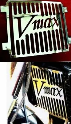 Yamaha V-Max 1200 Stainless Steel Radiator Grille  'Vmax' Logo - Black • $128.25