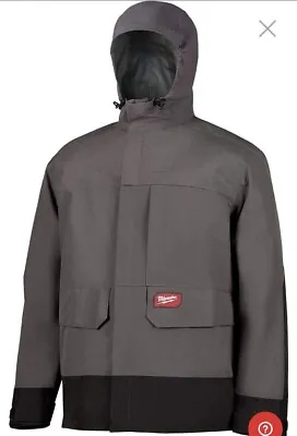 Rain Shell Milwaukee Hydrobreak Jacket - S Gray (310G-S)  New W/twgd • $69.99