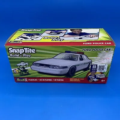 Snap Tite Build & Play Ford Police Car Revell Plastic Model Kit • $24.02