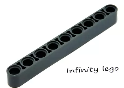 10 LEGO Technic Dark Bluish Grey Beam 1 X 9 Lift-Arm Thick (40490) - 10 Pieces • $7.50