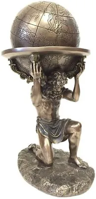 $95.40 • Buy Atlas Titan Celestial Sphere Mythology Greek Statue Sculpture Bronze Finish 