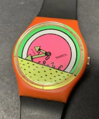 1985 Keith Haring Rare Breakdance Swatch Watch First Ever Sponsored Swatch • $1195