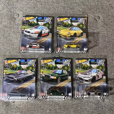 2023 Hot Wheels Premium Boulevard S Case 5 Car  Set 81-85 With Protector Cases • $64.99