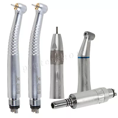 Dental 5 Lamps High Speed Handpiece Turbine + Inner Water Spray Low Speed • $186.99