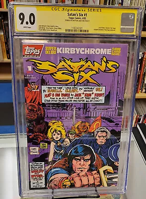 Satan’s Six #1 CGC 9.0 Signature Series Batton Lash 1993 Kirby/McFarlane Cover • $9.99