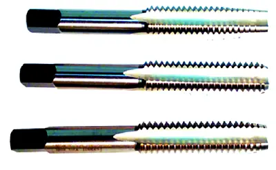 1/4-28 HSS TAP SET 3 Pc. Taper Plug Bottoming Most Common Made In USA 770SET S5 • $20.25